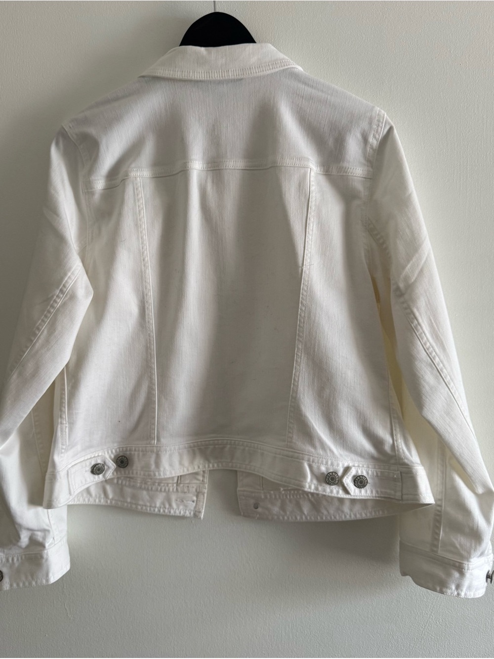 Talbots White Denim Button-Up Jacket - Picture 5 of 13